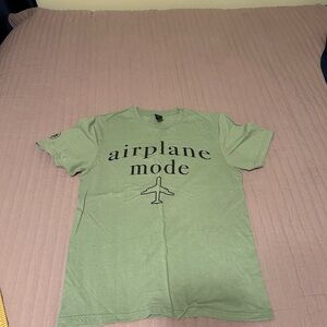 Airplane Mode Tee - Light Green
